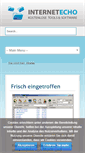 Mobile Screenshot of internet-echo.de
